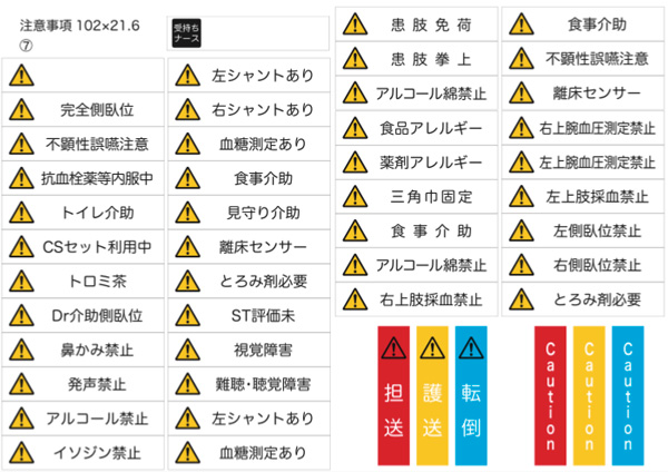 注意事項