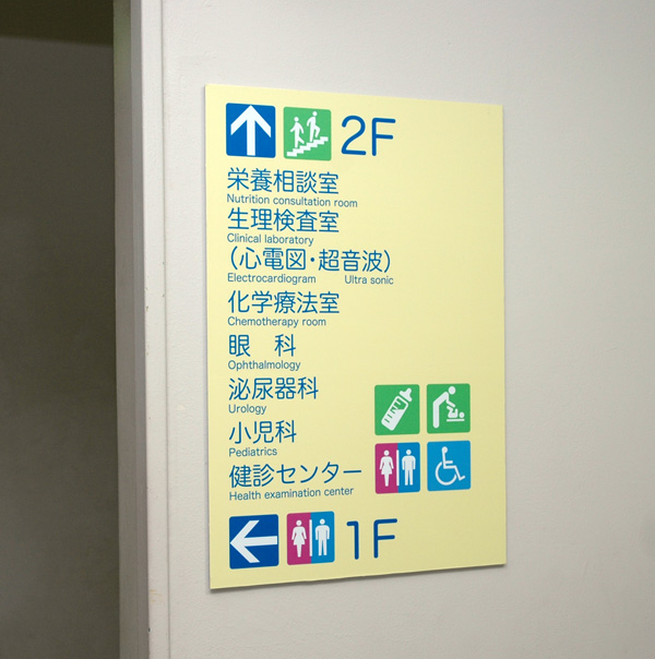 壁面サイン